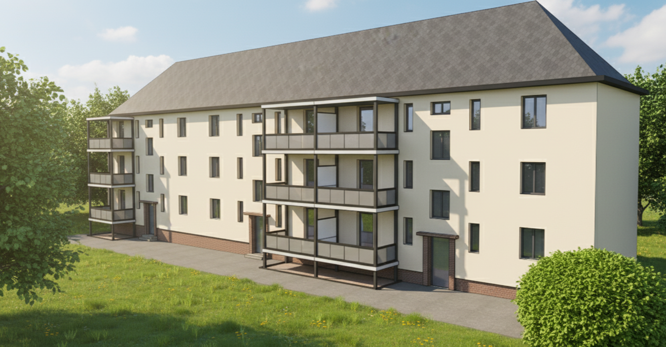 Glauchau_Albanstraße 1-5_Visualisierung